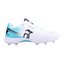 2024 Kookaburra KC 3.0 Spike Cricket Shoes - White/Aqua -Cricket Sales Store 3r2415 kc 3.0 spike inside 2