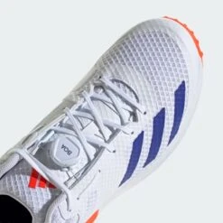 2024 Adidas AdiPower Vector Mid 20 Bowling Cricket Shoes - White/Blue/Red -Cricket Sales Store adipower vector mid 20 shoes white ig6749 42 detail