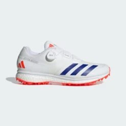 2024 Adidas 22YDS SL22 Boost Cricket Shoes - White/Blue/Red -Cricket Sales Store adizero boost sl22 shoes white ig6751 01 standard