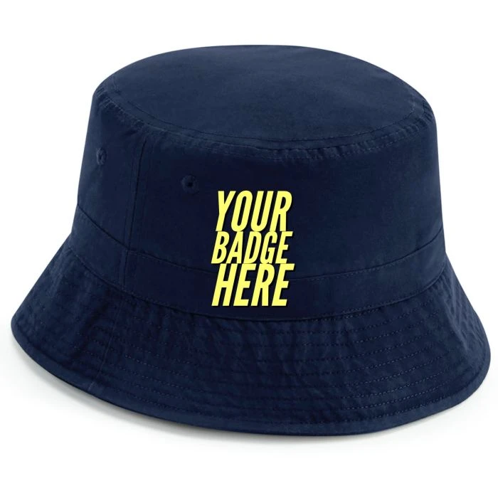 Bucket Hat With Club Badge - Navy 1 Bucket Hat With Club Badge - Navy