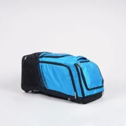 2024 Gray Nicolls Team 1500 Wheelie Duffle Bag -Cricket Sales Store chab24bags holdalls team 1500 wheelie black cyan side 1