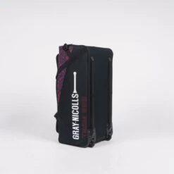 2024 Gray Nicolls Team 200 Wheelie Bag - Black/Red -Cricket Sales Store chak24bags holdalls team 200 wheelie black red back