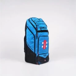 2024 Gray Nicolls Team 800 Duffle Cricket Bag - Black/Cyan