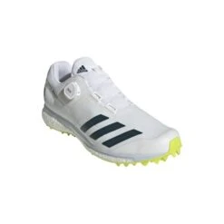 2023 Adidas 22YDS Boost Cricket Shoes - Acid Yellow -Cricket Sales Store gz3631 ftw photo front lateral top transparent 1