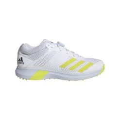 2023 Adidas AdiPower Vector Mid Bowling Cricket Shoes - Acid Yellow -Cricket Sales Store h67479 ftw photo side lateral center white min 1