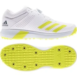 2023 Adidas AdiPower Vector Mid Bowling Cricket Shoes - Acid Yellow -Cricket Sales Store h67479 ftw photo standard white min 1