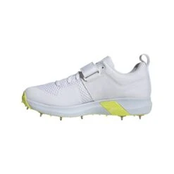2023 Adidas Adipower Vector Cricket Shoes - Acid Yellow -Cricket Sales Store h67585 ftw photo side medial center white min 1