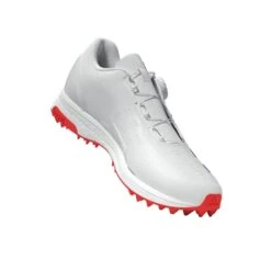 2024 Adidas 22YDS SL22 Boost Cricket Shoes - White/Blue/Red -Cricket Sales Store ig6751 2 footwear zip turntable 3d 4 white